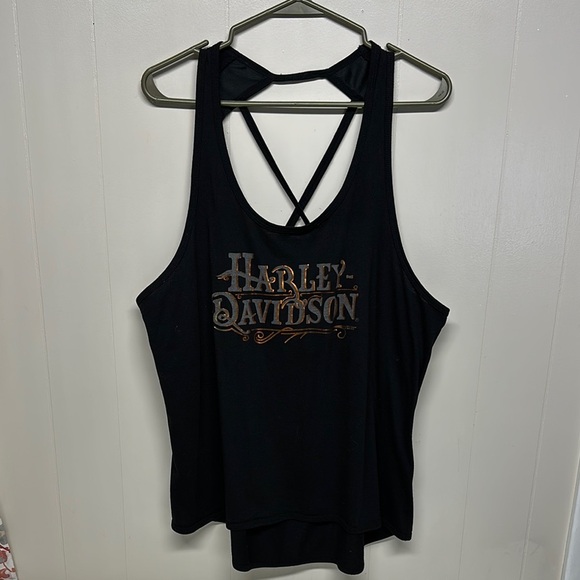 Harley-Davidson Women's Black Tank Top - Picture 1 of 8
